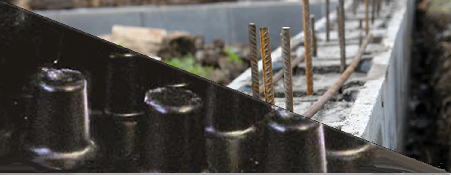 Retaining walls & foundation walls drainage